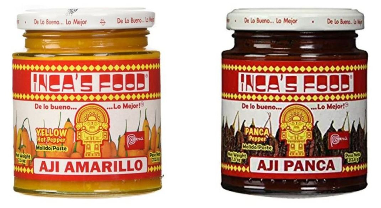 Inca’S Food Mixed Sampler – Aji Amarillo, Aji Panca 7.5 OZ (2 Jars)