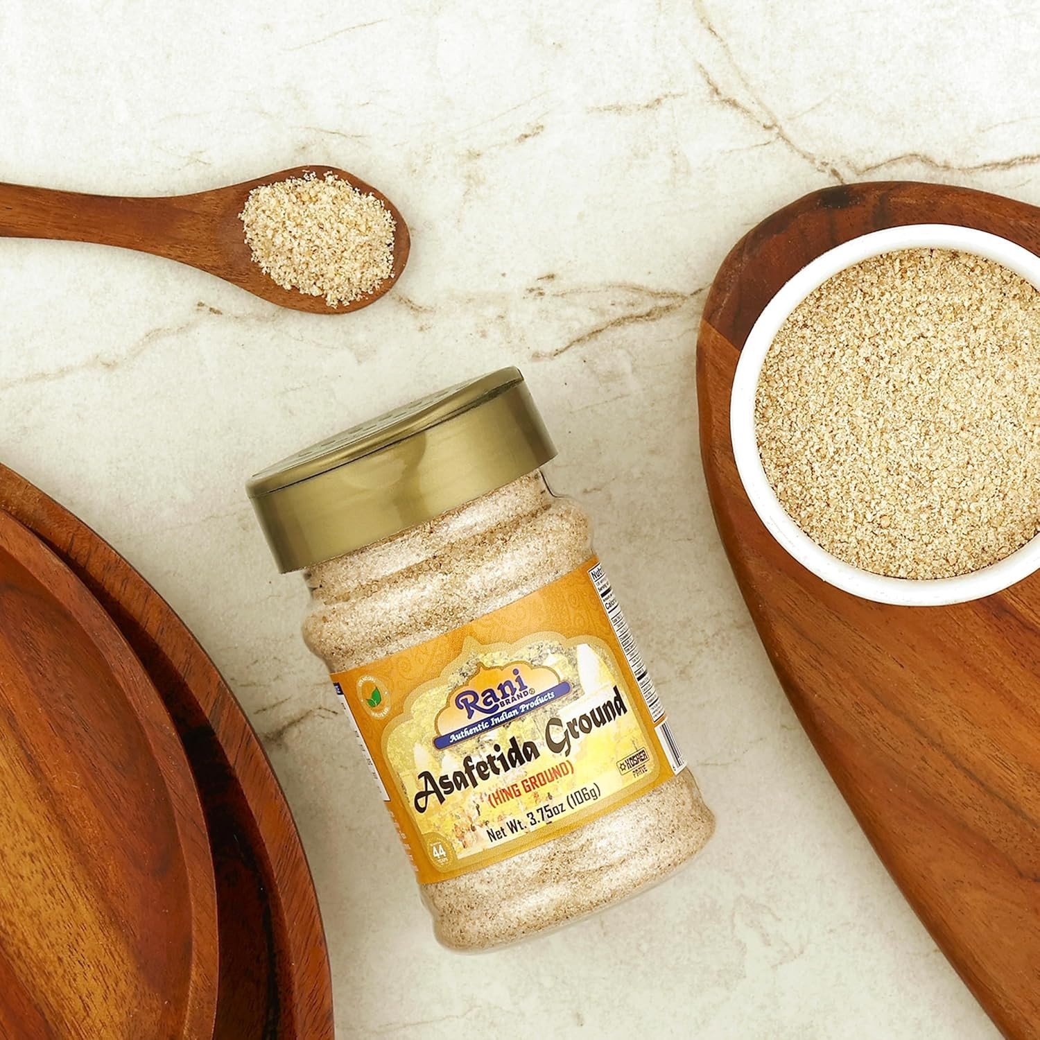 Rani Asafetida Hing Ground 3.75oz 106g PET Jar ~ All Natural | Salt Free | |…