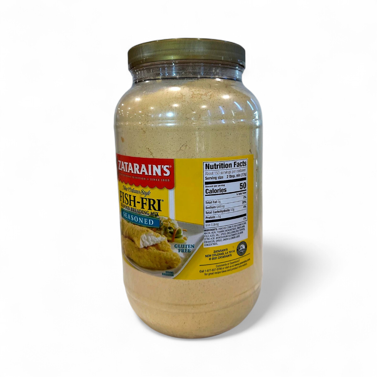 Zatarain’s New Orleans Style Fish-Fri Seasoned Seafood Breading Mix 5.75LB