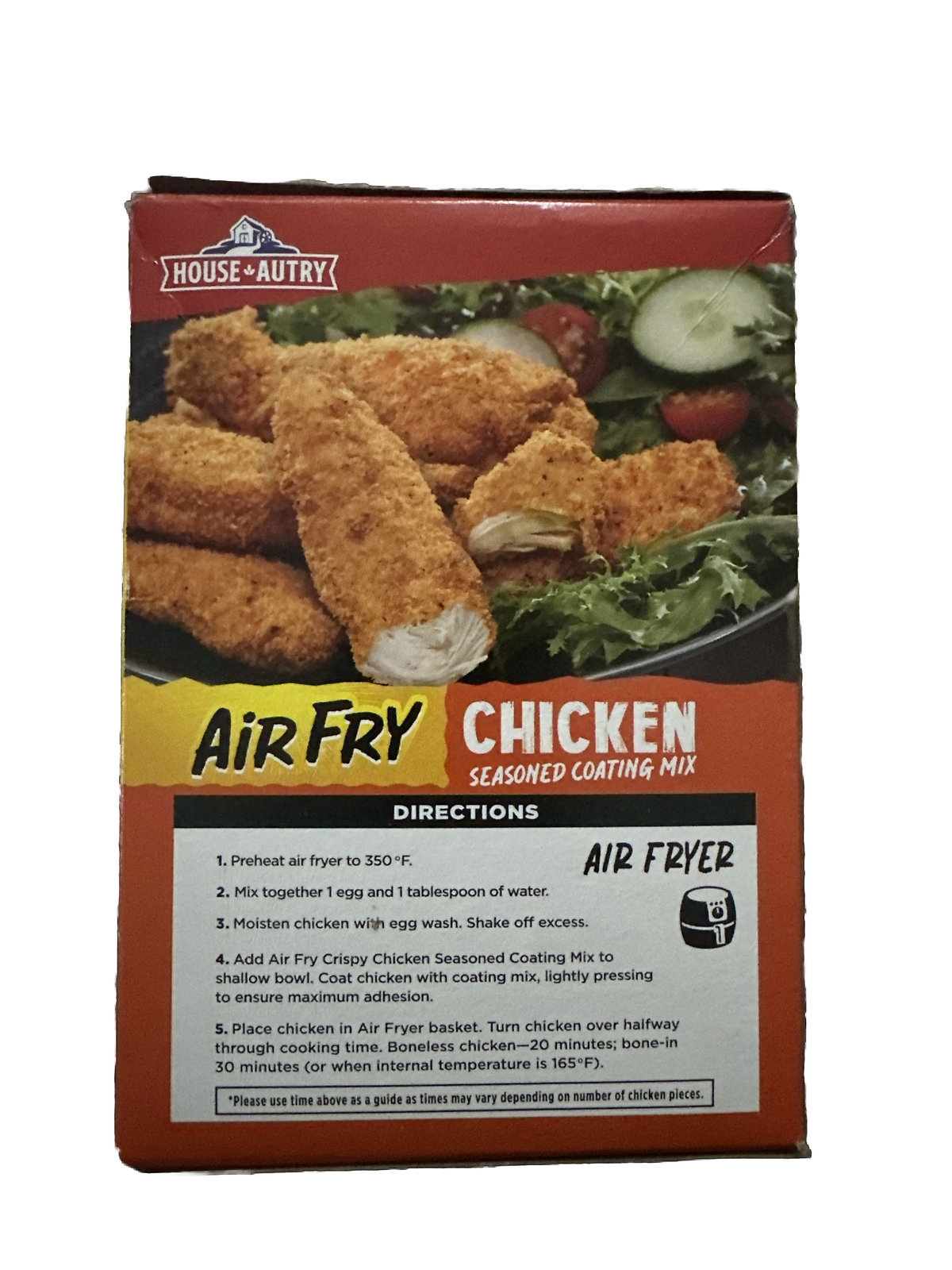 House Autry Air Fry Chicken Seasoned Coating Mix, 8 oz