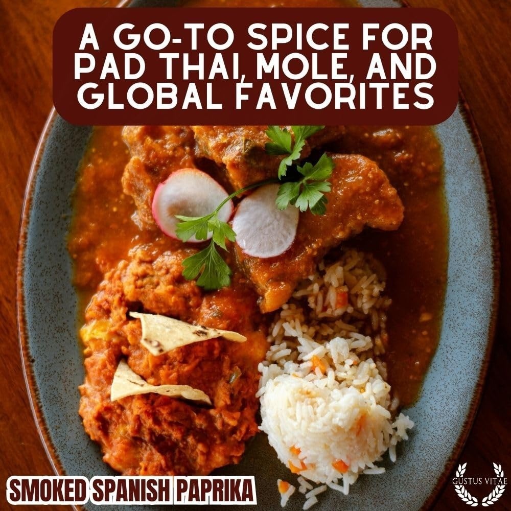 Gustus Vitae Smoked Spanish Paprika – All Natural Gourmet Spice Blend