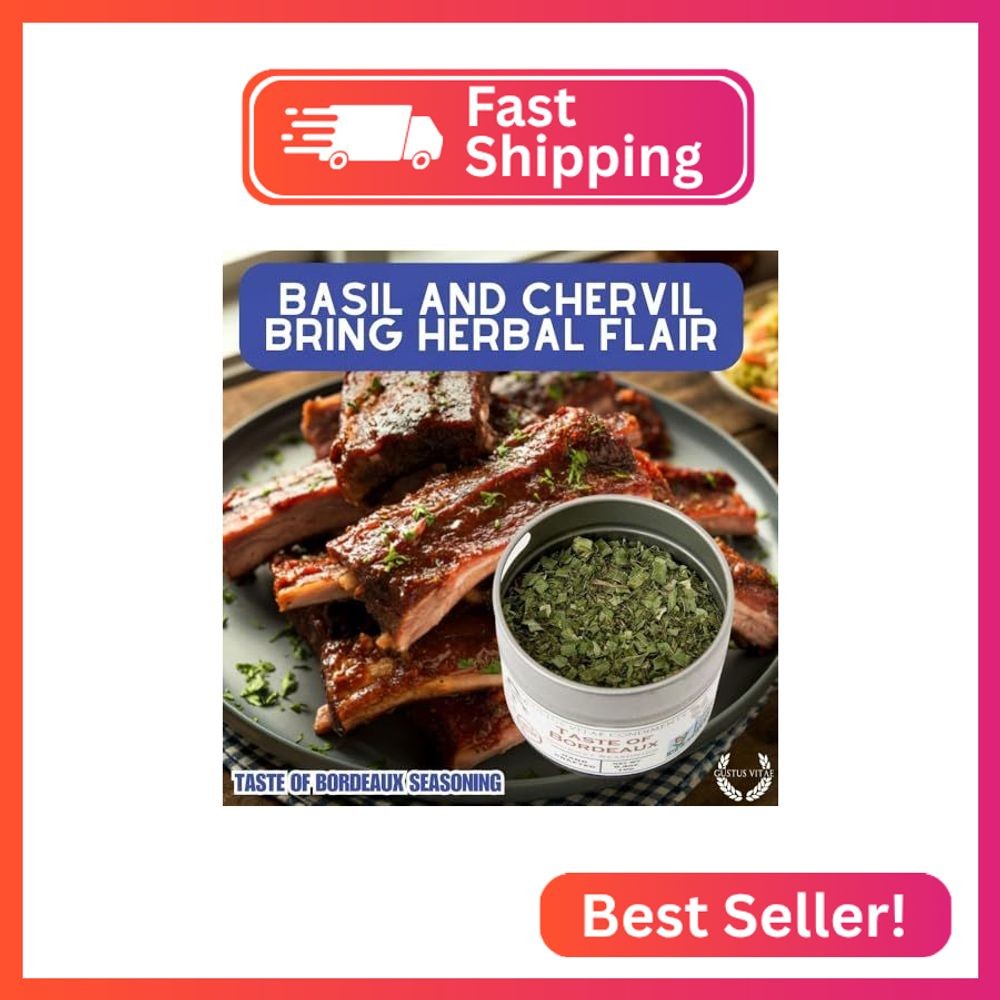 Taste of Bordeaux Seasoning | Non GMO Verified | Magnetic Tin | 0.3oz | Crafted