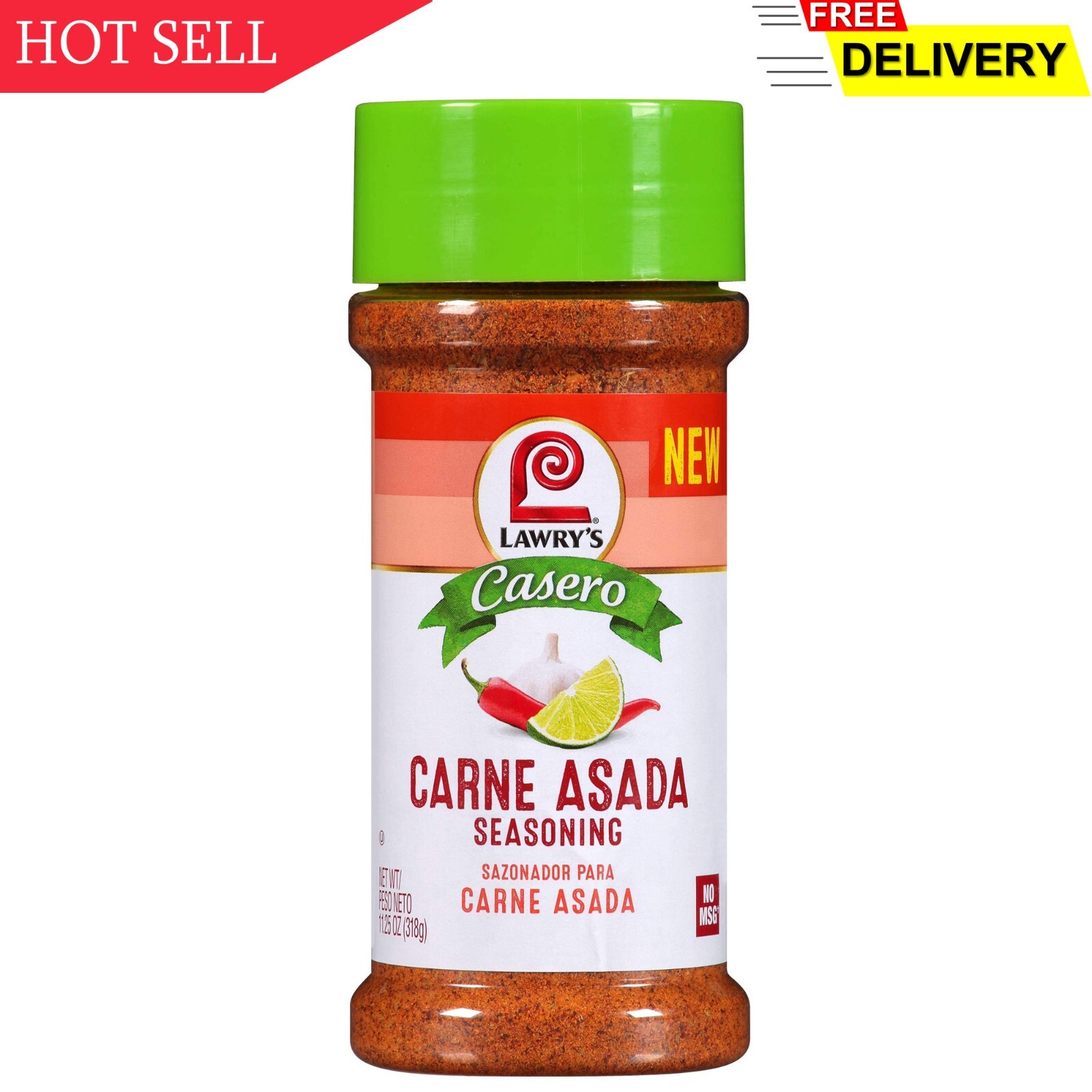 Lawry’s Casero Carne Asada Seasoning, 11.25 oz