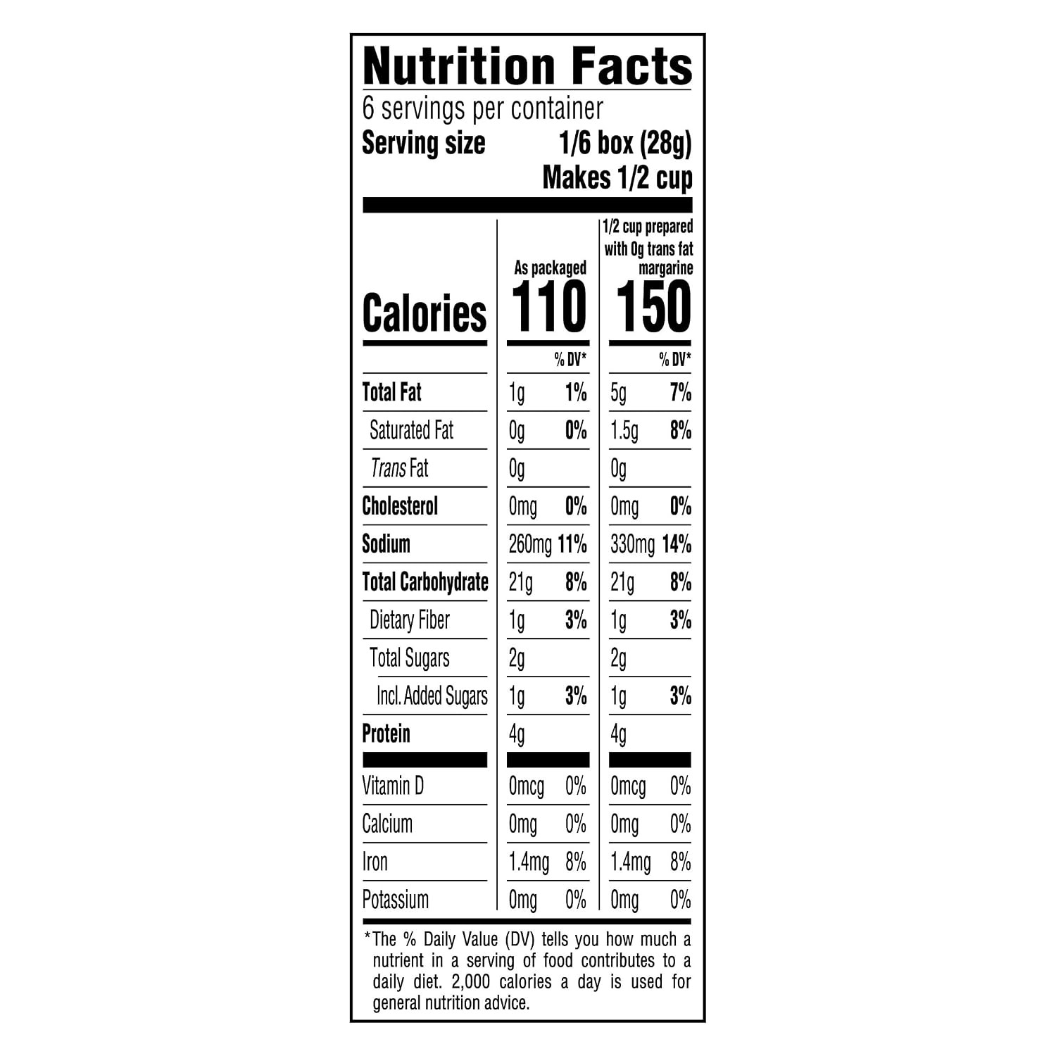 Lower Sodium Chicken Stuffing Mix, Instant Side Dish for Chicken and Holiday Mea