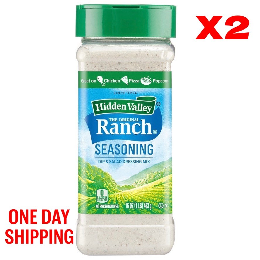 Hidden Valley Original Ranch Salad Dressing & Seasoning Mix 16 oz 2-Pack