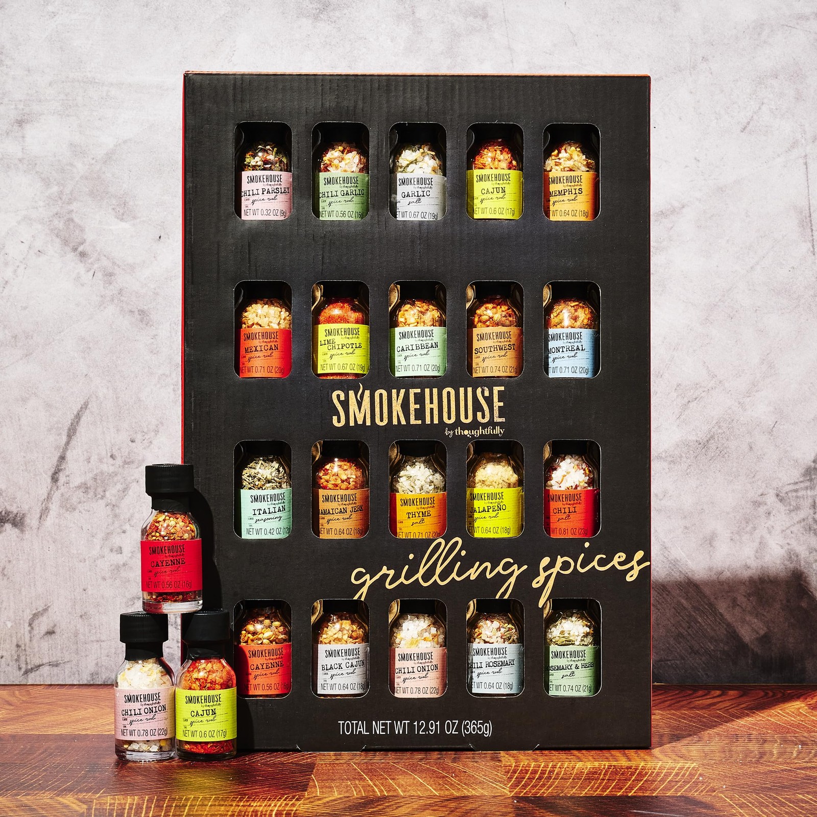 Grilling Spice Set Gift, 20 Mini BBQ Rubs & Seasonings Variety Pack, Grill Se…