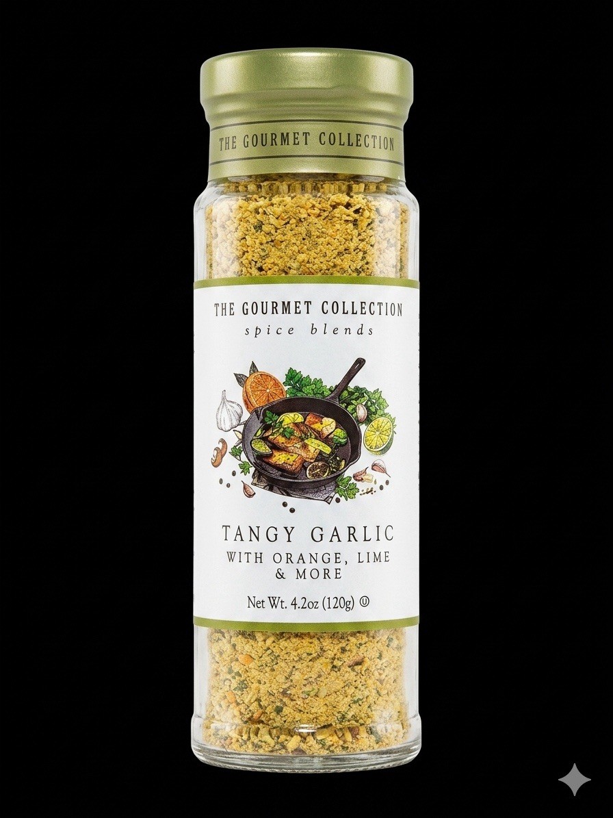 Dangold Tangy Garlic Spice Blend Seasoning Mix, 4.2 oz (120g)
