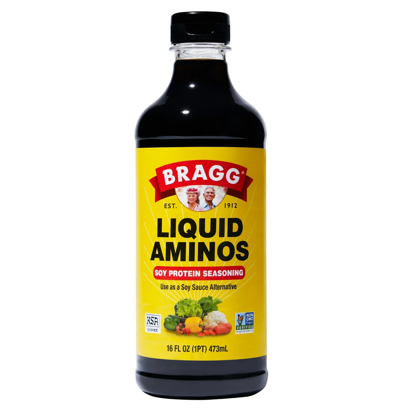 Bragg Gluten-Free Liquid Aminos Soy Protein Seasoning 2-Pack 16 fl oz Each