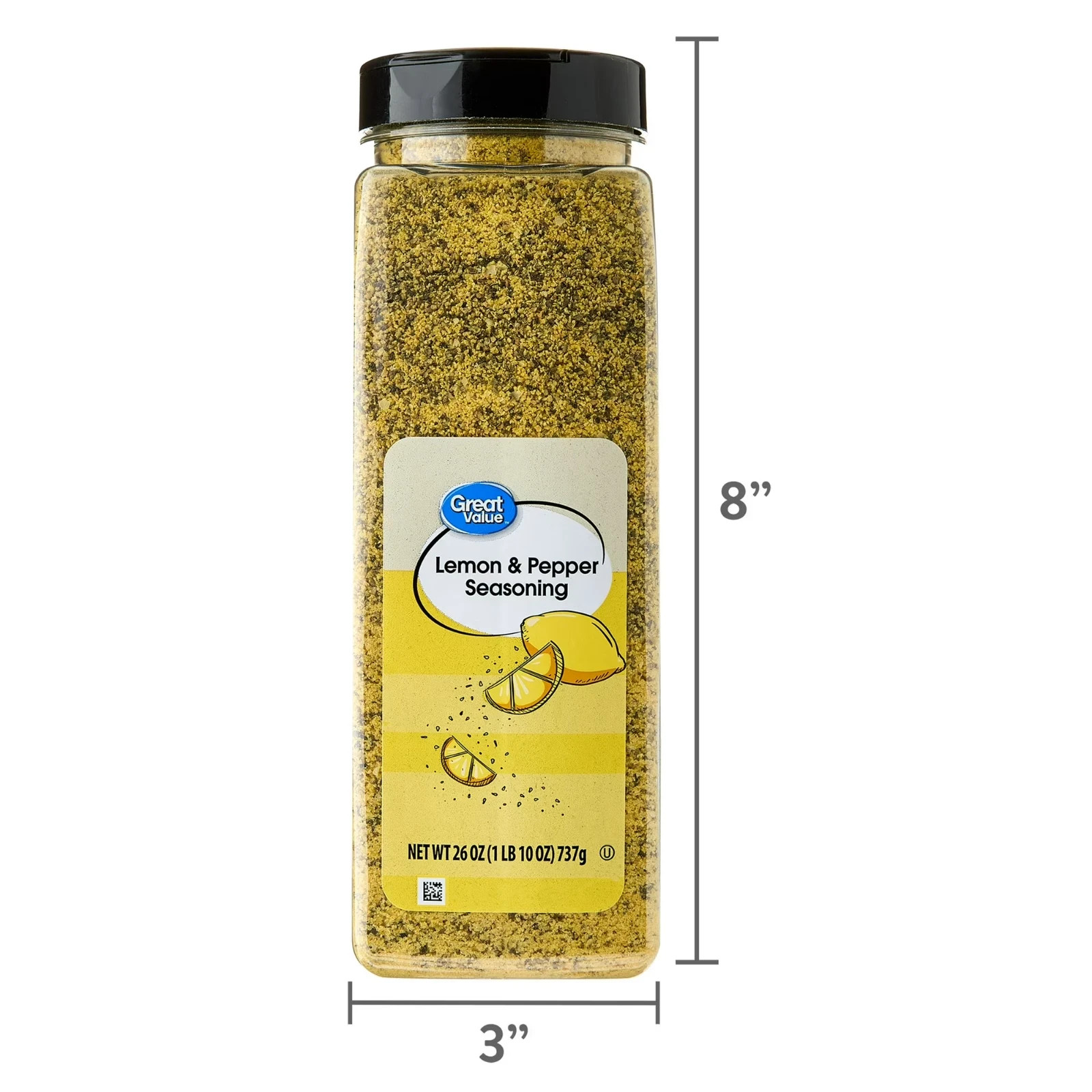 Great Value Lemon & Pepper Seasoning, 26 oz…