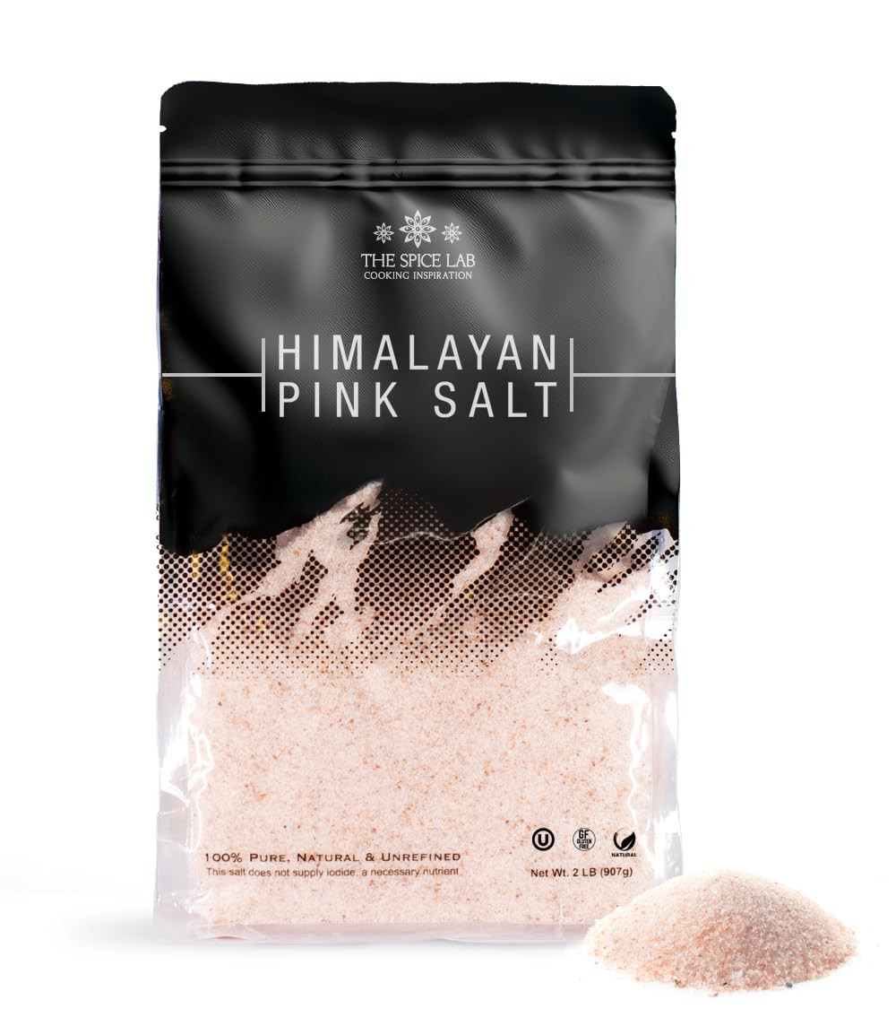 Himalayan Salt – Fine 2 Lb Bag – Pink Himalayan Salt Is Nutrient and Mineral Den