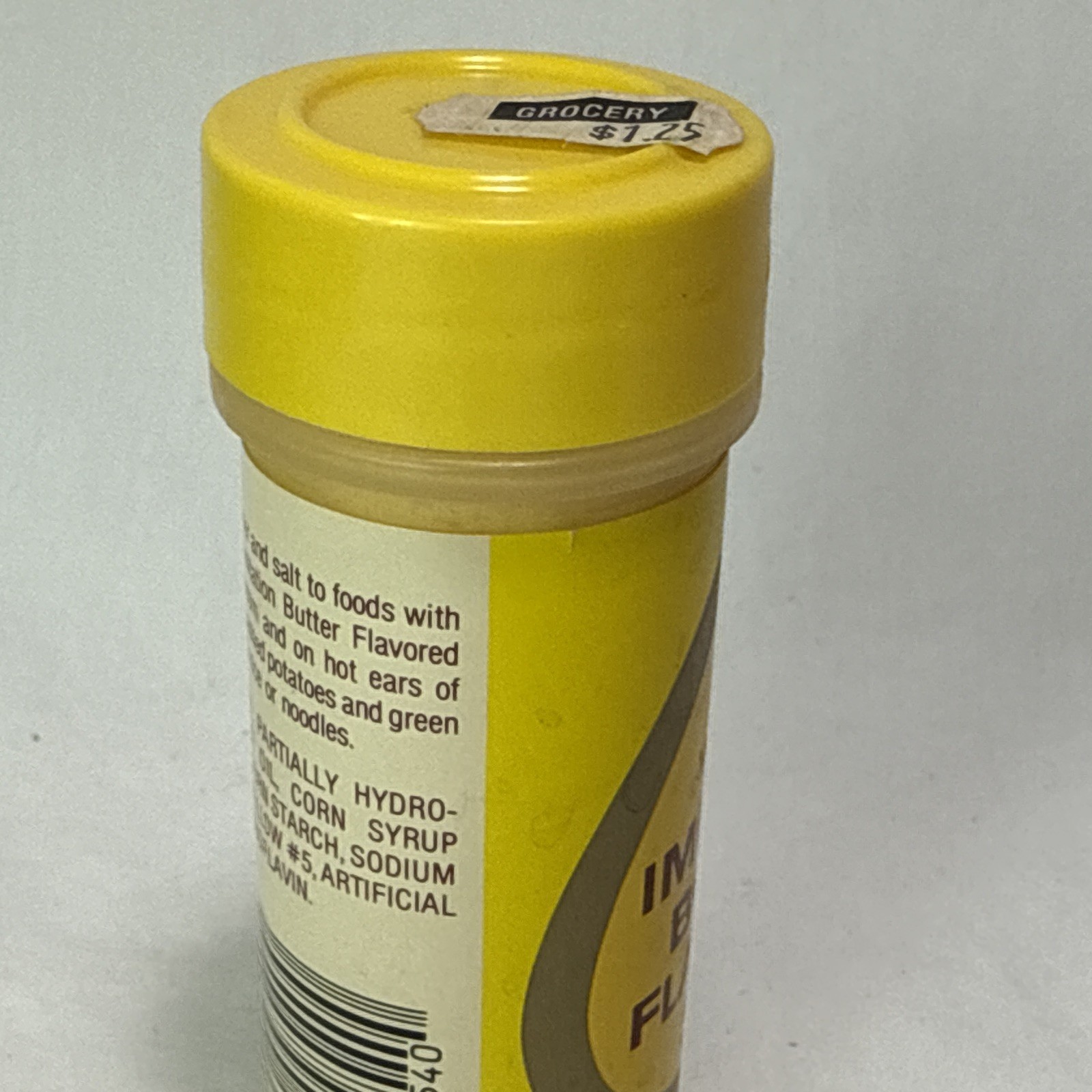 mccormick Imitation Butter Flavored Salt 1981 Vintage Kitchen Decor Movie Props