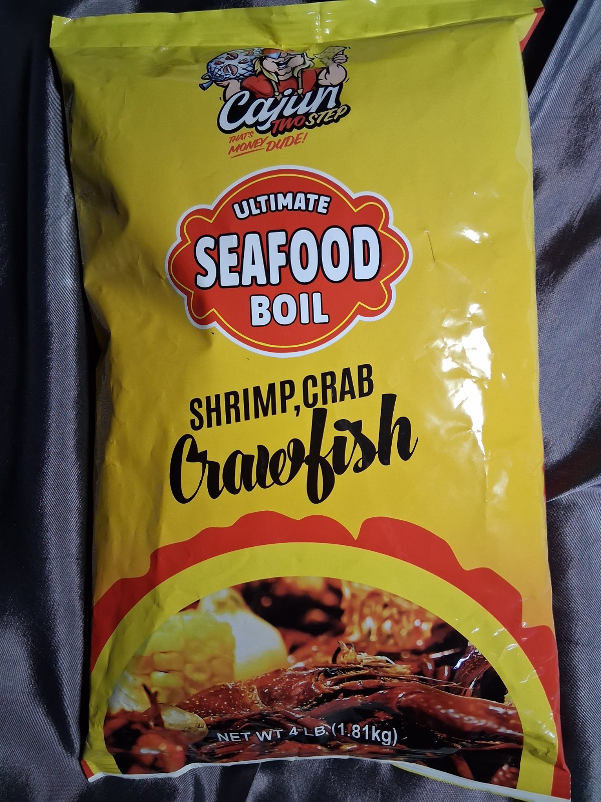 SEAFOOD BOIL SEASONING BY CAJUN TWO STEP LARGE 4 LB. BAG SHRIMP, CRAB, CRAWFISH