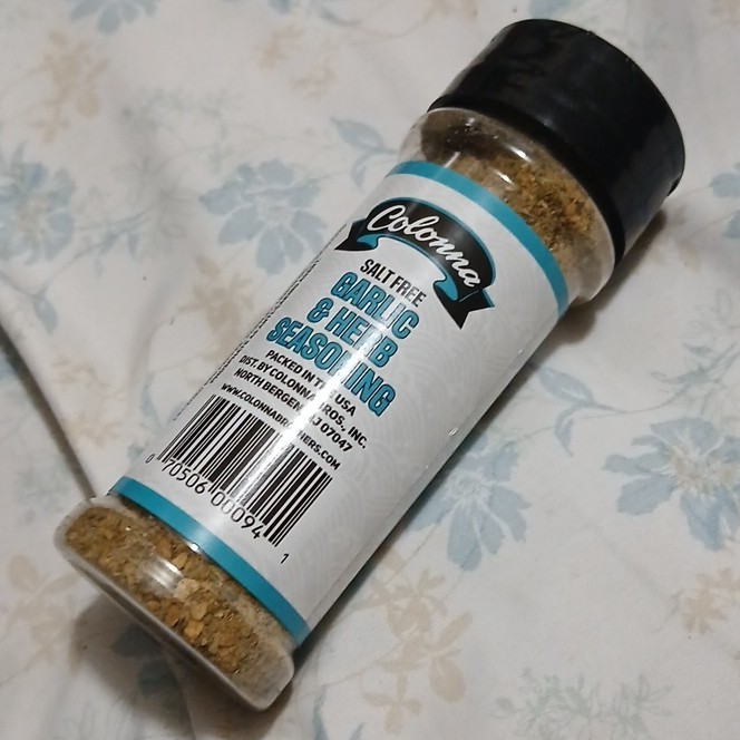 Colonna Salt Free Garlic & Herb Seasoning Spice Mix, Dried 2.5 oz (71 g)