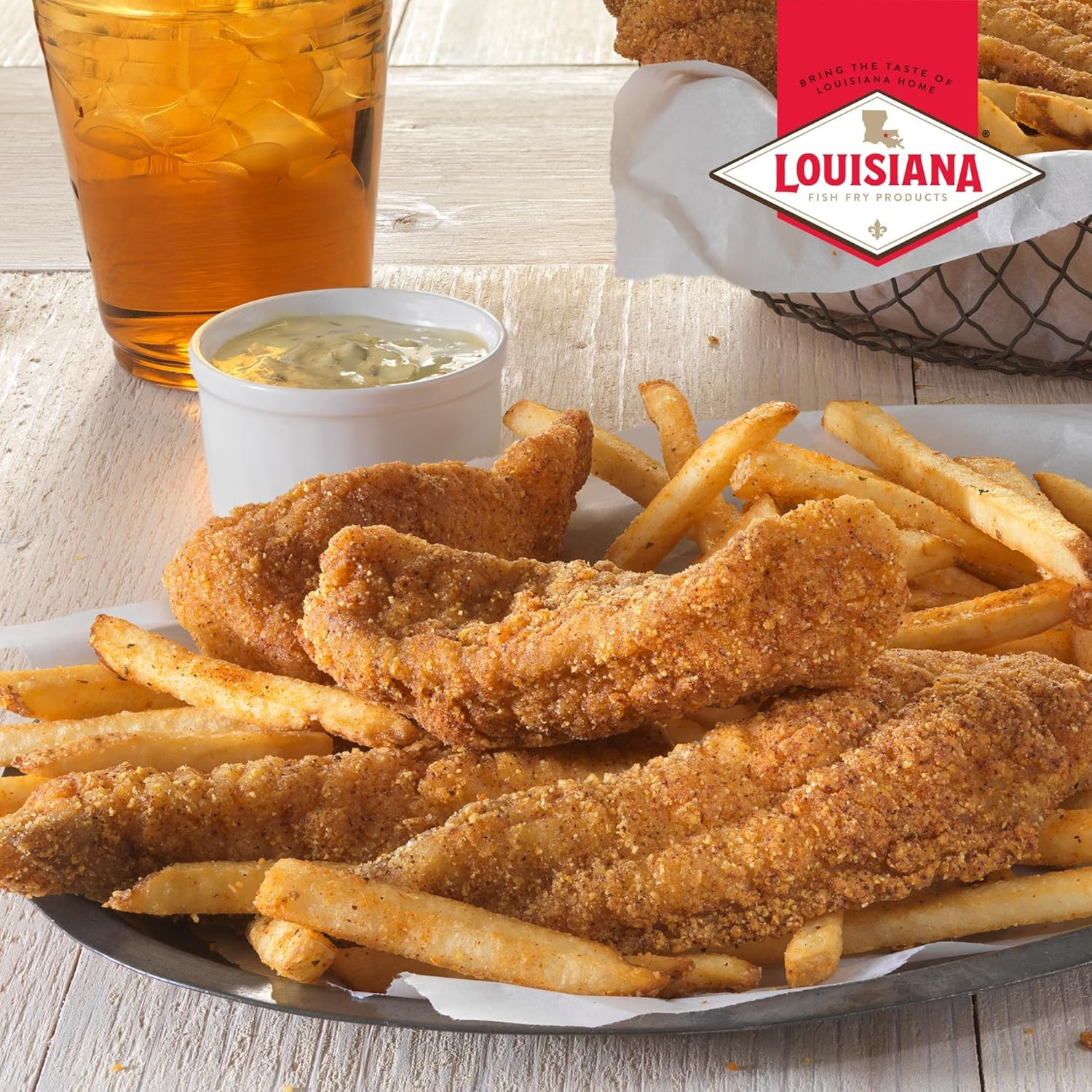 Louisiana Fish Fry Cajun Fry Breading Mix 10 Oz. (Pack of 3) – Season and Cook A