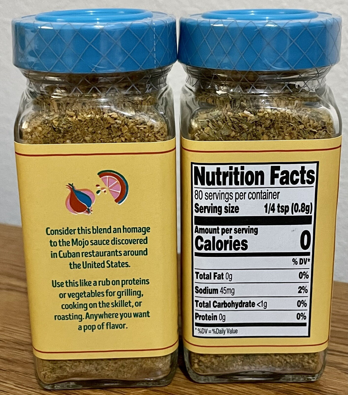 Two Jars Trader Joe’s Cuban Style Citrusy Garlic Seasoning Blend. 2.25 oz each