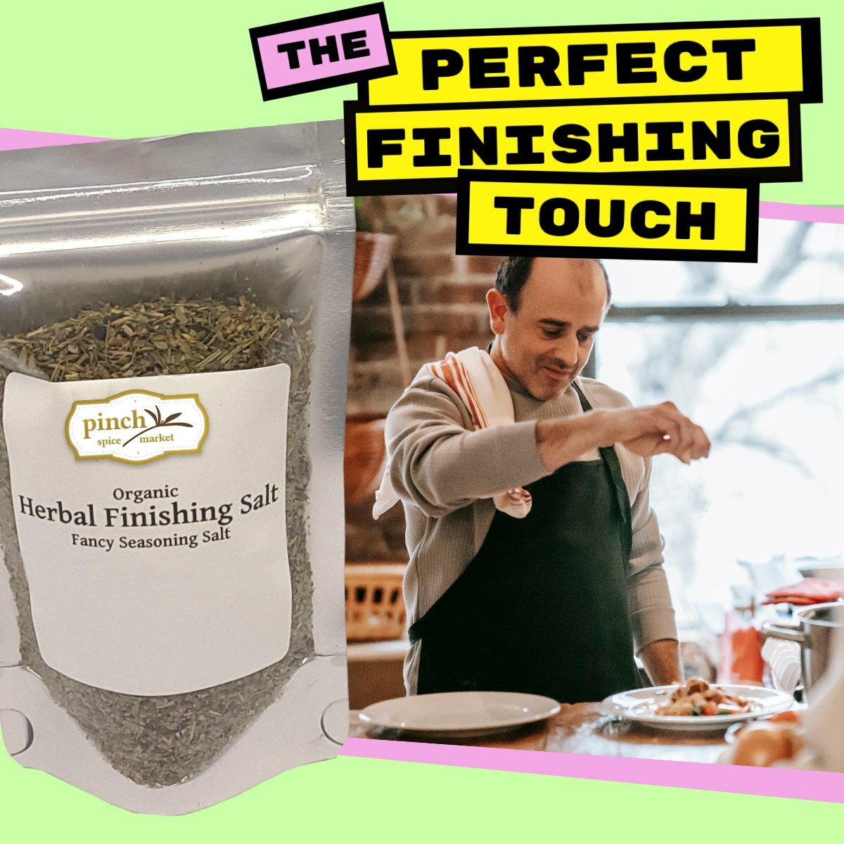 Herbal Finishing Salt | Tasty Fancy Seasoning Salt with Truffle, Basil & More…