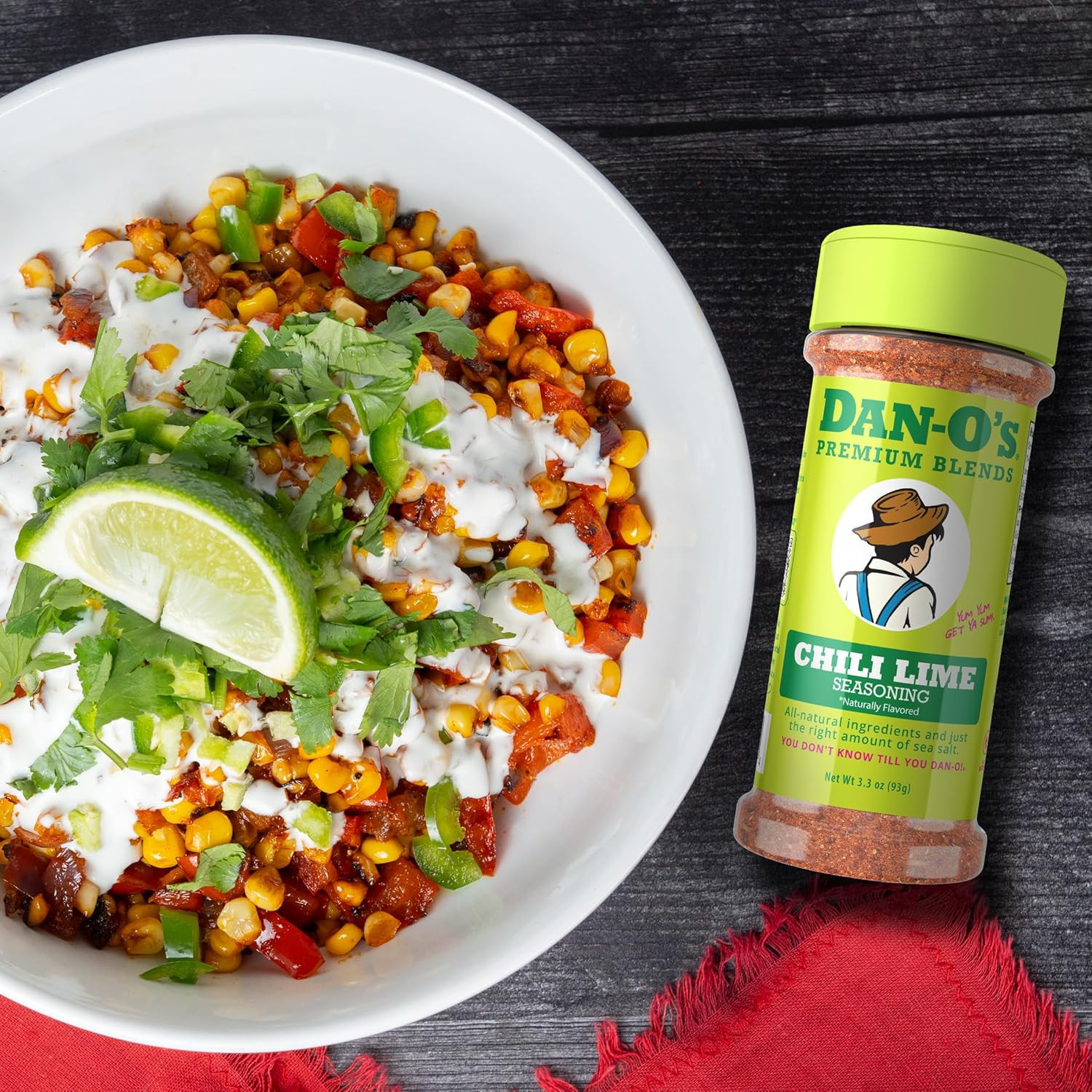 Dan-O’S Small Chili Lime Seasoning- 2 Pack (3.3 Oz Pack of 2)