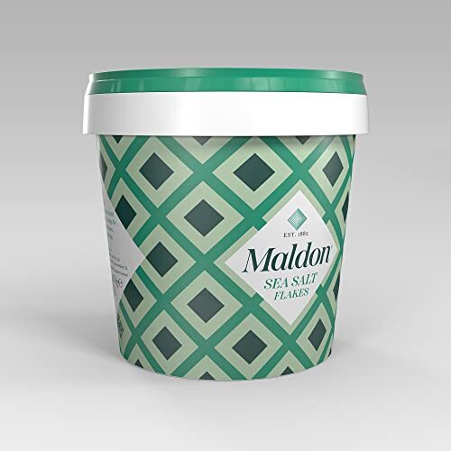 Maldon Salt Sea Salt Flakes 20 oz 570 g Resealable Tub Kosher Natural Handcra…