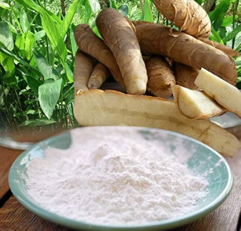 Pure Arrowroot Powder Kudzu Root Natural Thickener & Gluten-Free Flour ,Skincare