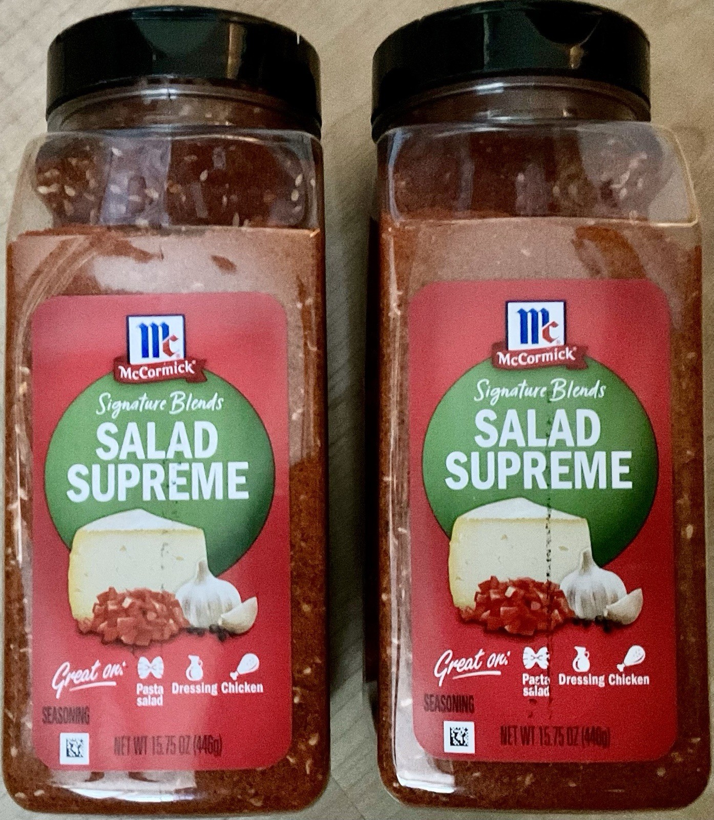 McCormick Signature Blends Salad Supreme (2 Bottles) 15.75 Ounce Each