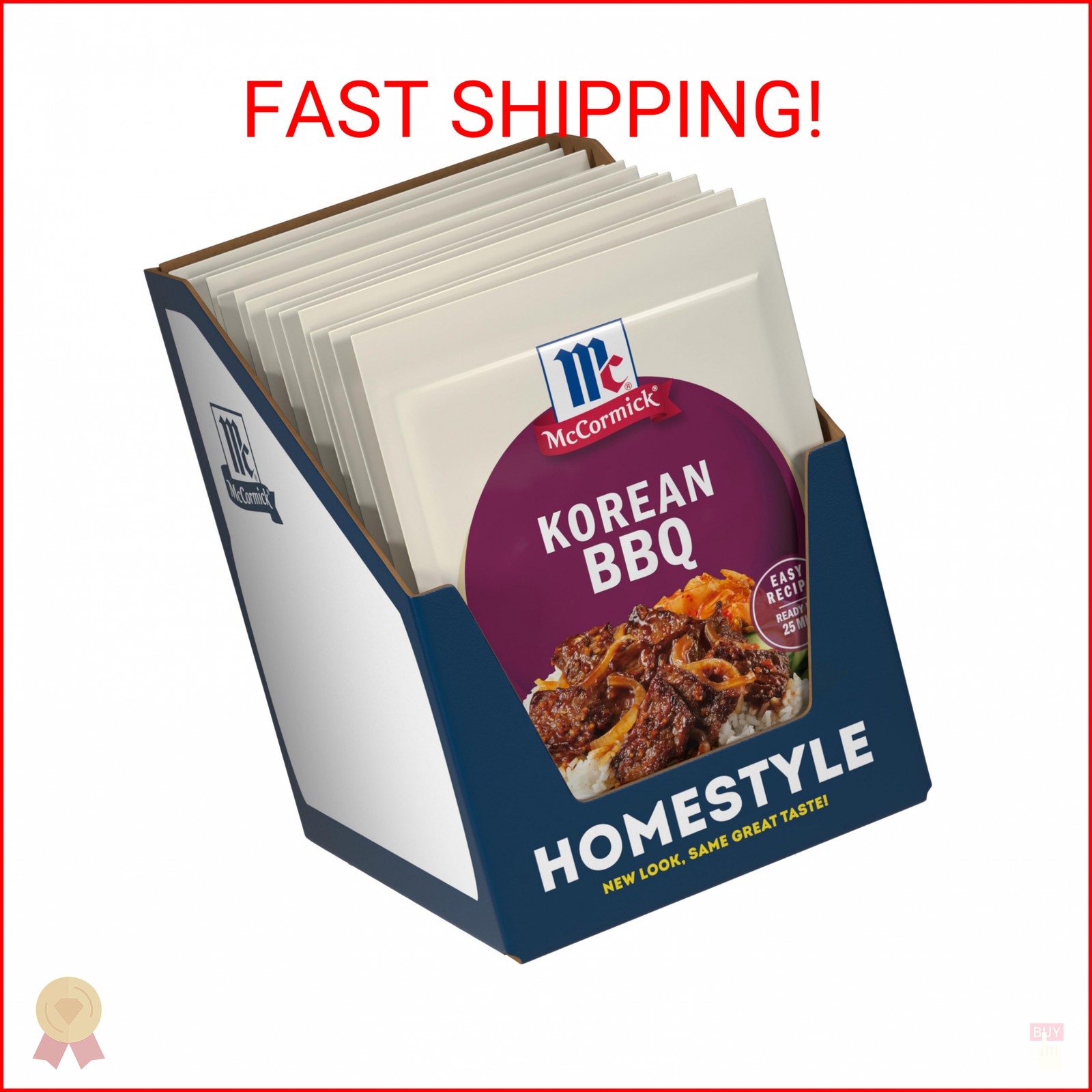 McCormick Seasoning Mix, Korean BBQ, For Sweet & Savory Korean BBQ Steak in Just