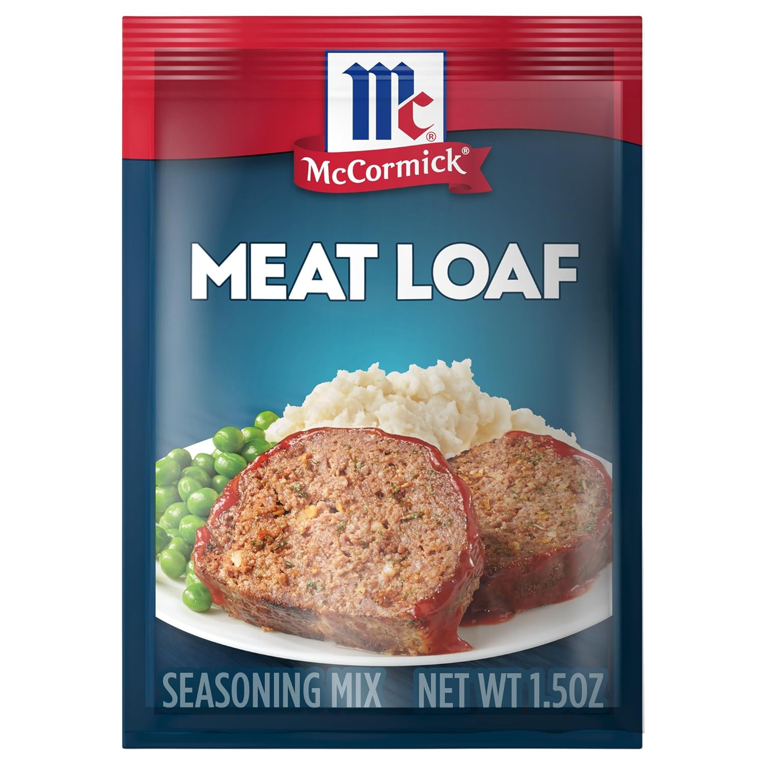 Mccormick Meat Loaf Seasoning Mix 1.5oz Easy Blend for Homemade Meatloaf