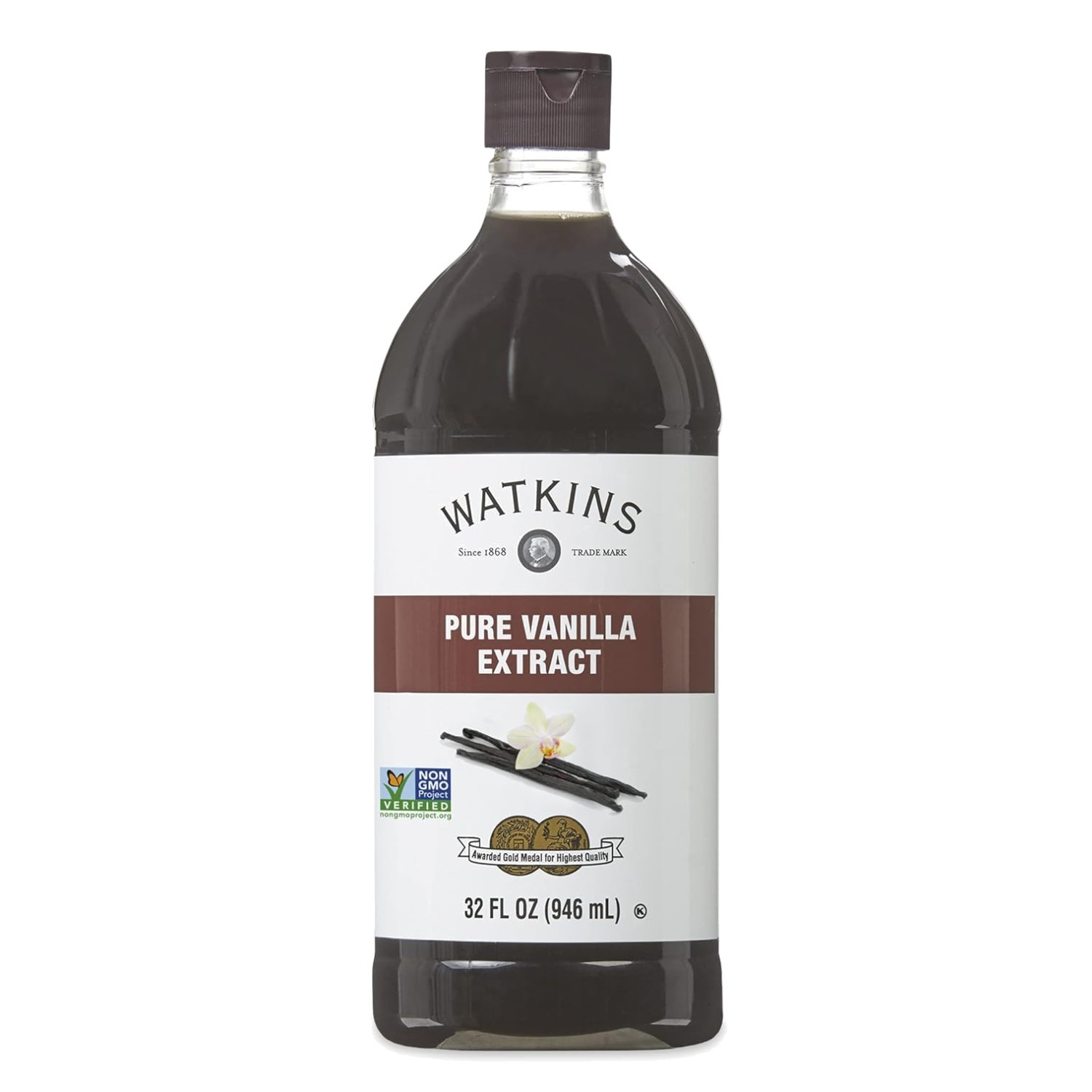Pure Vanilla Extract – Non-GMO, Kosher, 32oz