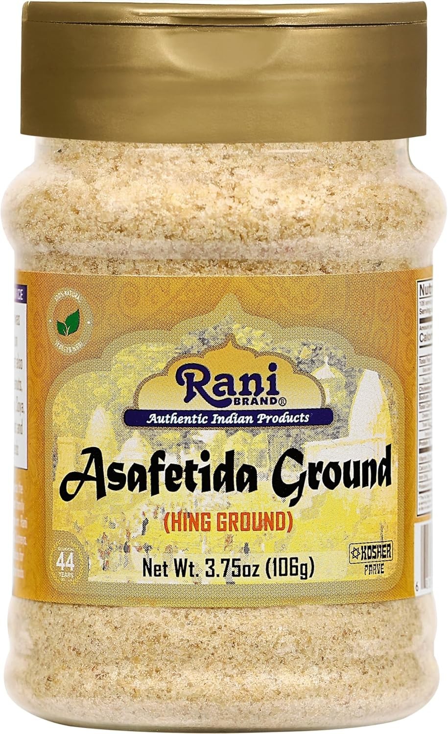 Rani Asafetida Hing Ground 3.75oz 106g PET Jar ~ All Natural | Salt Free | |…