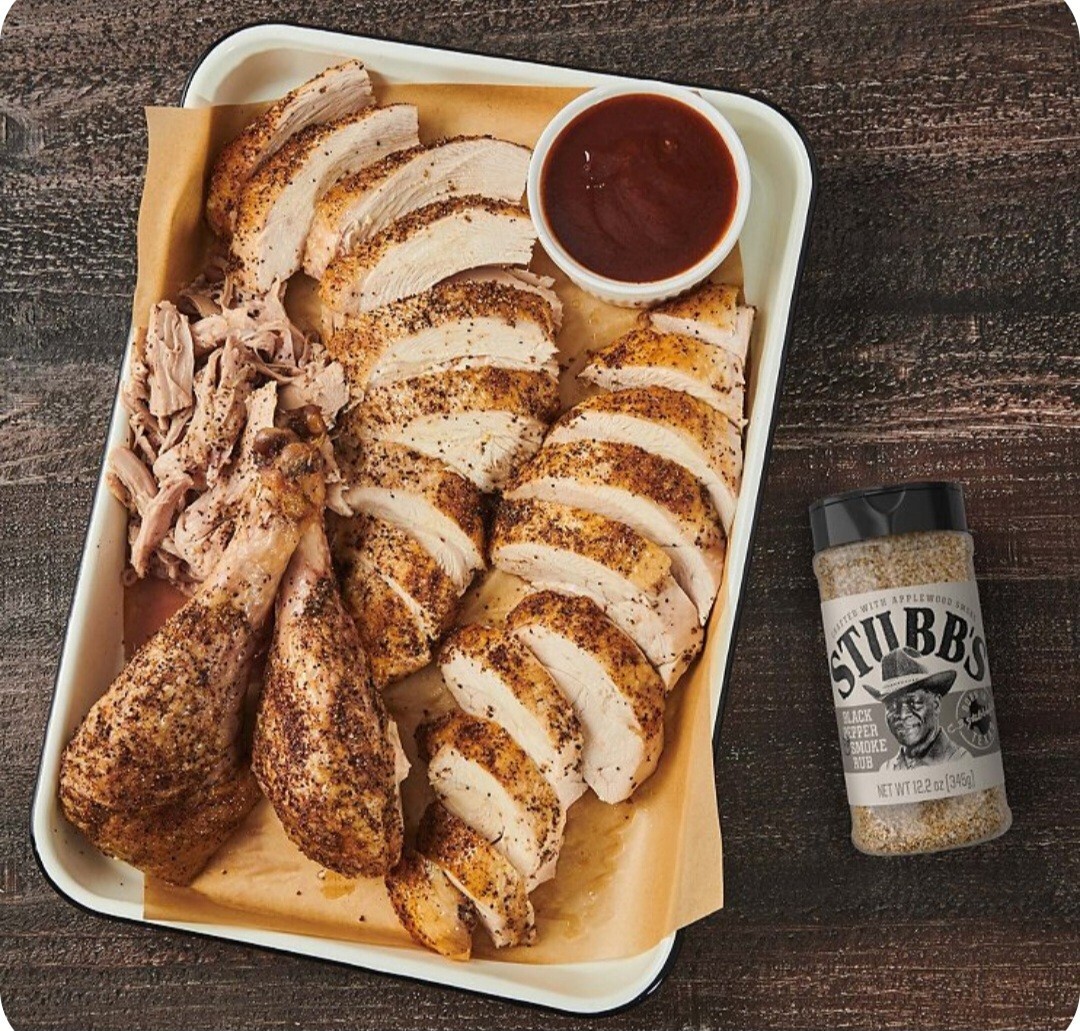 Stubb’s Black Pepper BBQ Barbecue Rub 12.2oz Applewood Smoke