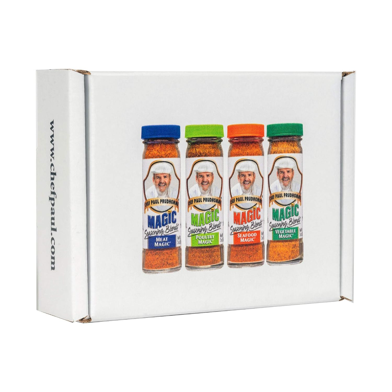 Chef Paul Prudhomme’S ~ Magic 4-Pack, Qty. 4 2-Ounce Bottles