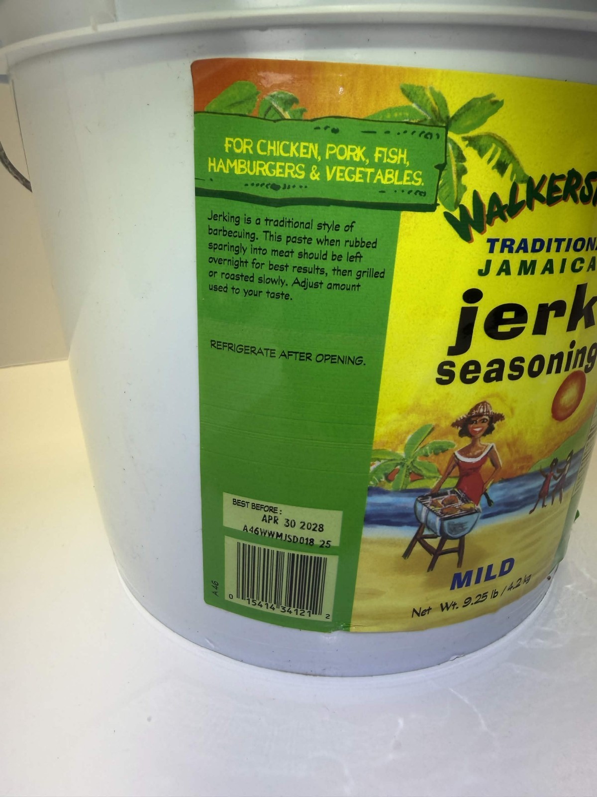 Traditional Jamaican Jerk Seasoning Mild Flavor Marinade Sauce 142 Fl Oz