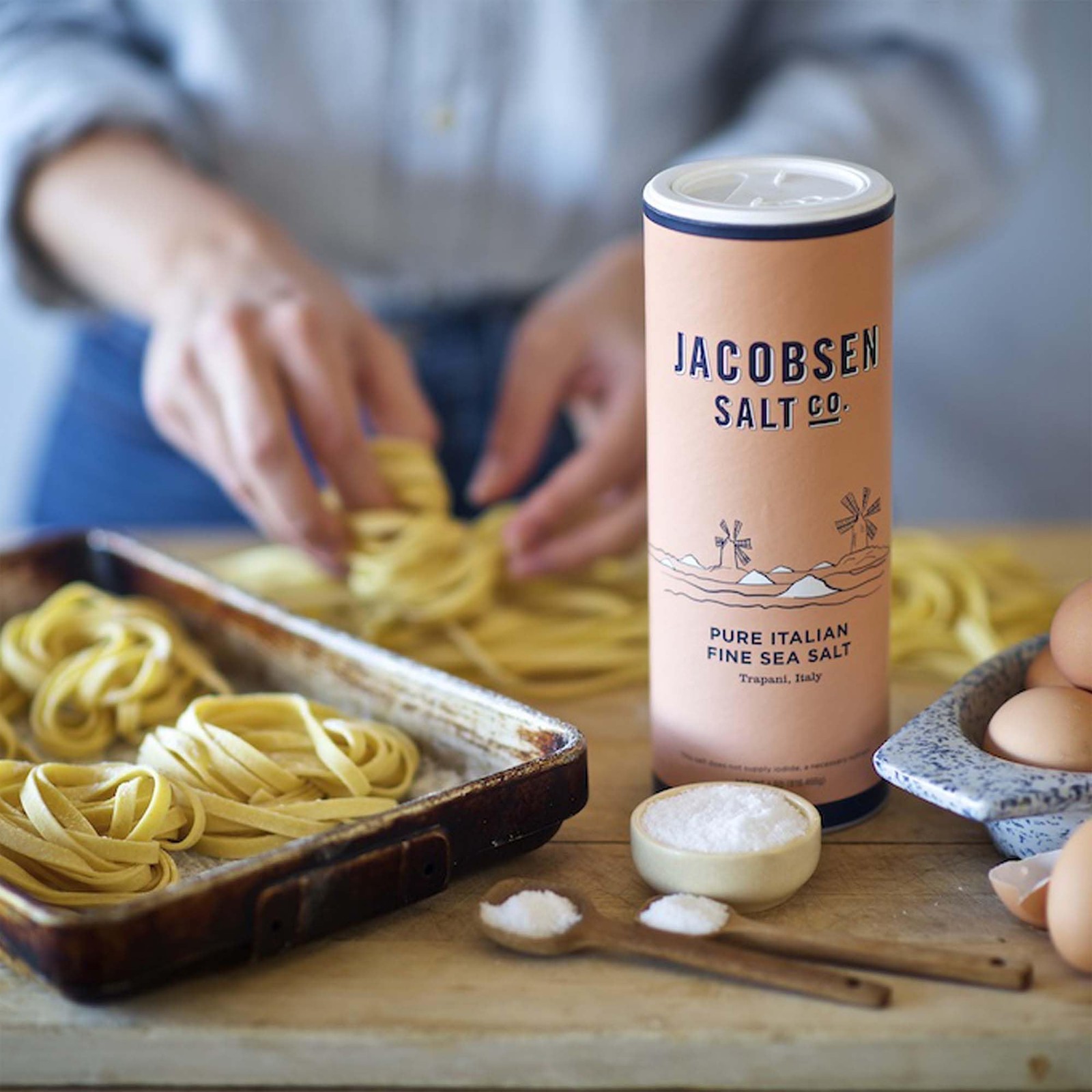 Jacobsen Salt Co. Pure Italian Fine Grain Sea Salt – Real Sea Salt for…