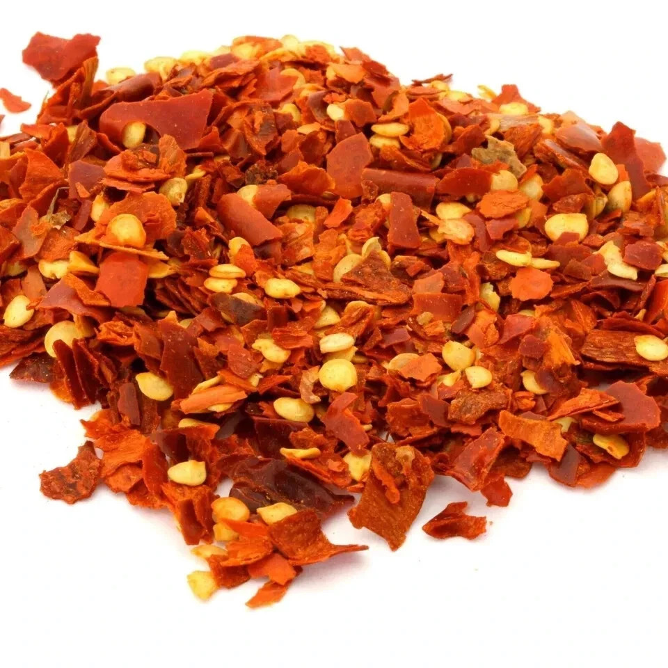 CHILLI FLAKES Sun Dried Red Crushed Hot & Spicy Pepper Organic Natural Spice