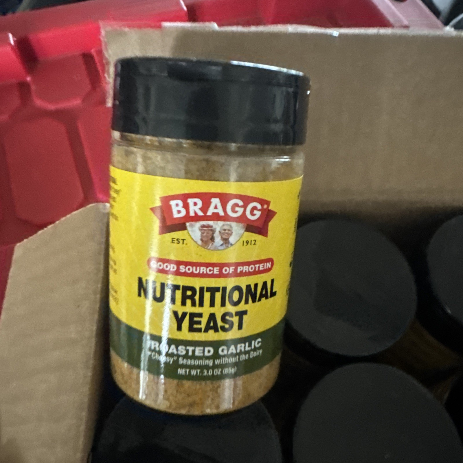 Lot Of 6 Bragg Nutritional Yeast Seasoning Roasted Garlic 3.0 oz EXP READ