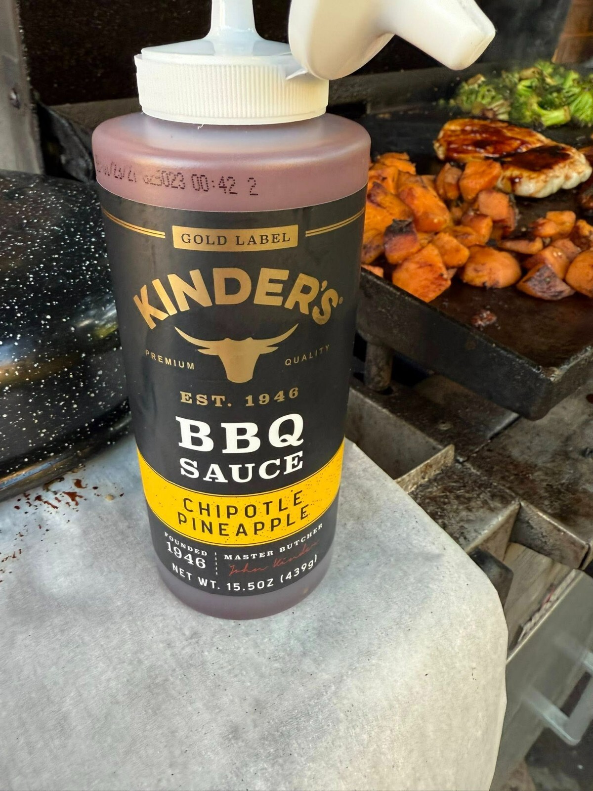 Kinder’s® Chipotle Pineapple BBQ Sauce, Marinade, Glaze & Dip 15.5 oz (2 Pack)