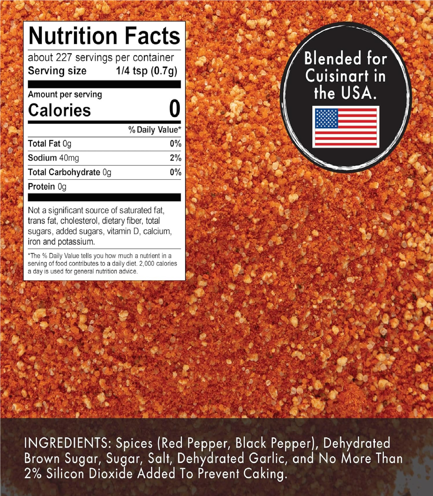 Cuisinart Nashville Hot Seasoning – Spicy, Peppery, Savory – CGSS-777