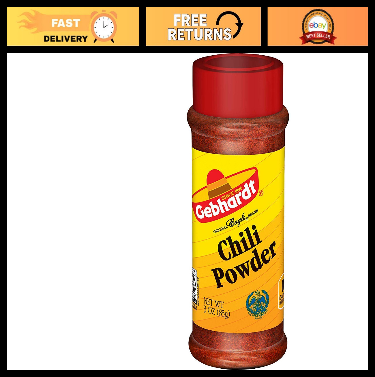 Chili Powder Seasoning – 3 oz Pack of 3 – Spicy Flavor for Cooking & BBQ