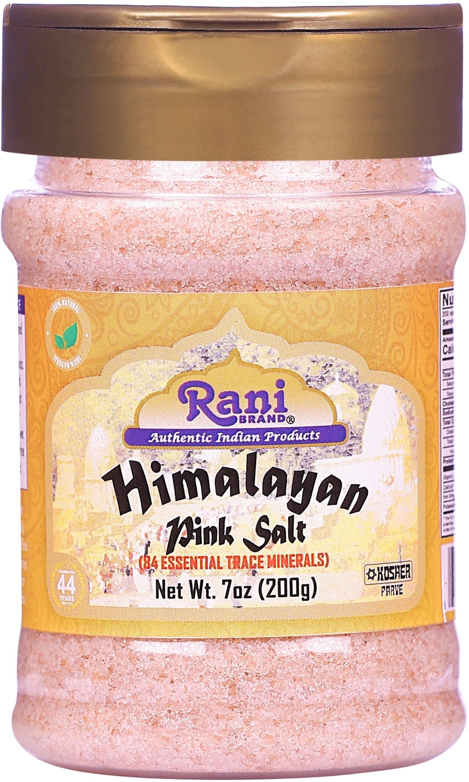 Rani Himalayan Pink Salt Powder (84 Essential Trace Minerals) 7oz (200g) PET Jar