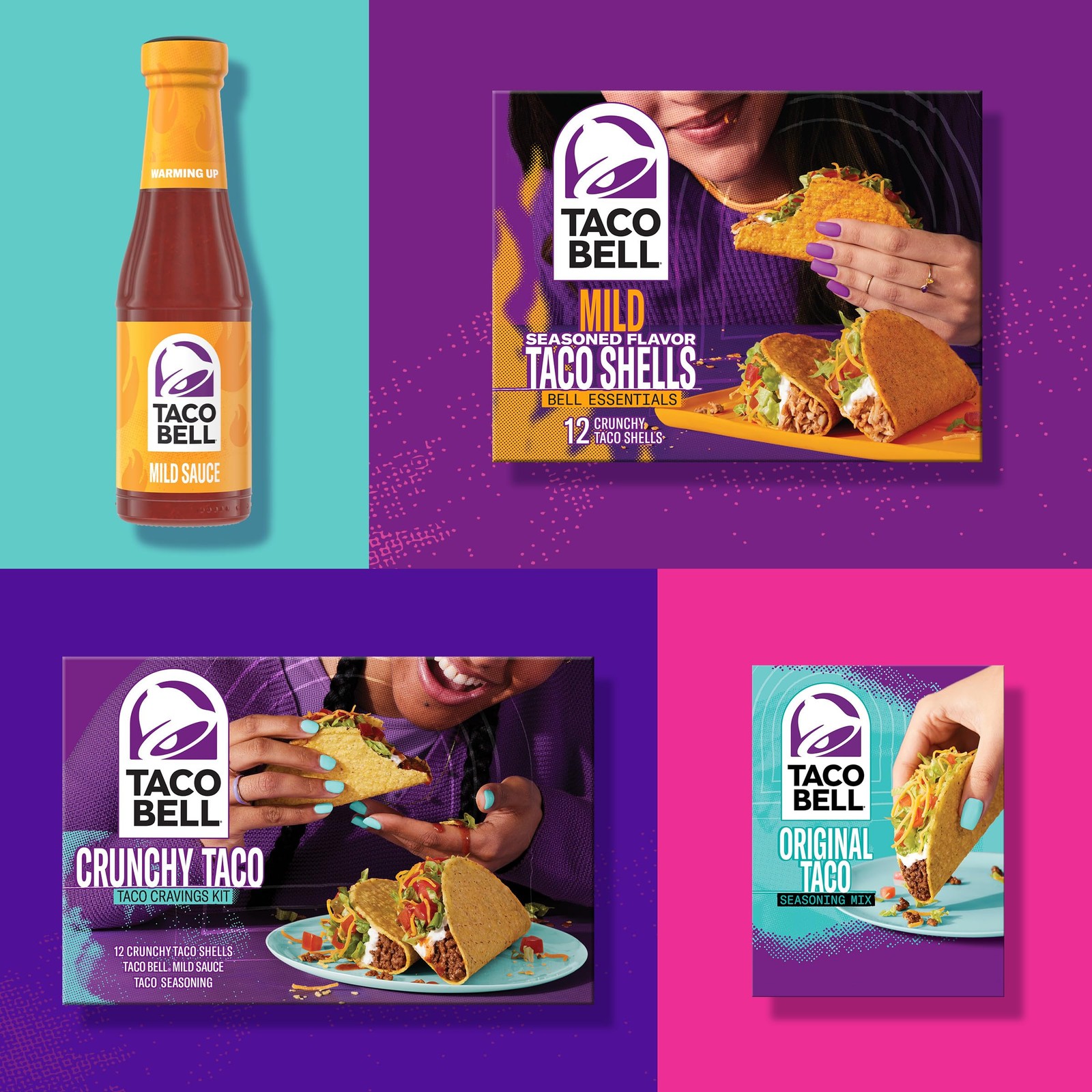 Taco Bell, Original Taco Seasoning Mix Mexican Style, 1 Oz Easy To Open Packet
