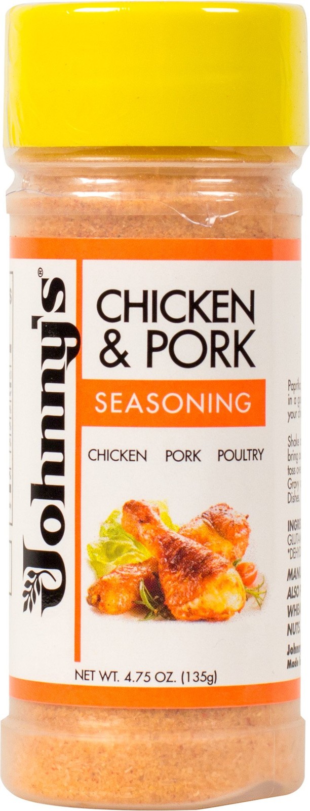 Johnny’s Chicken and Pork Seasoning, 4.75 Ounce Pack of 6