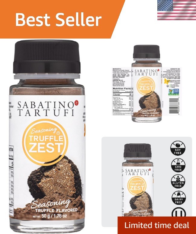 Truffle Zest Seasoning 1.76 oz – All-Purpose, Plant-Based Culinary Enhancer