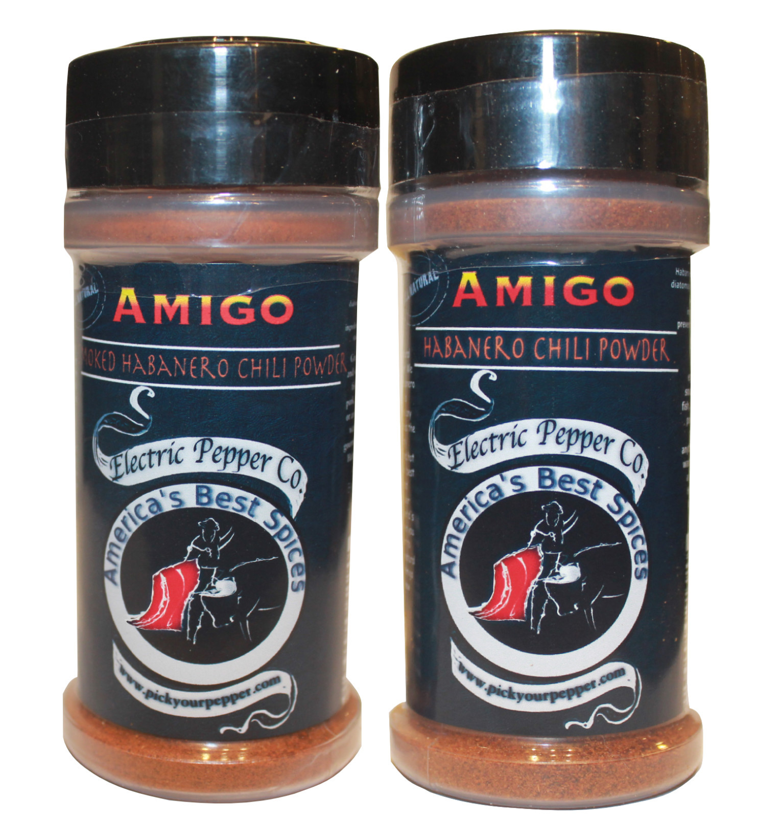 Habanero Chili Pepper Powder Hot Dried Spice Extra Spicy Gift Set 2 x 1.5 oz