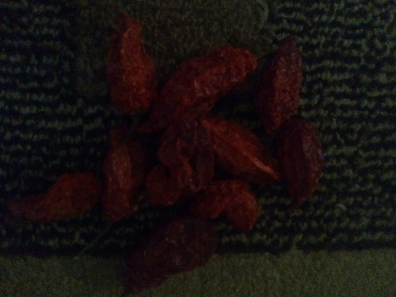 Whole Dried Ghost Chili Peppers 10 +2 Free Wicked Tickle Extreme Heat Hot Pepper