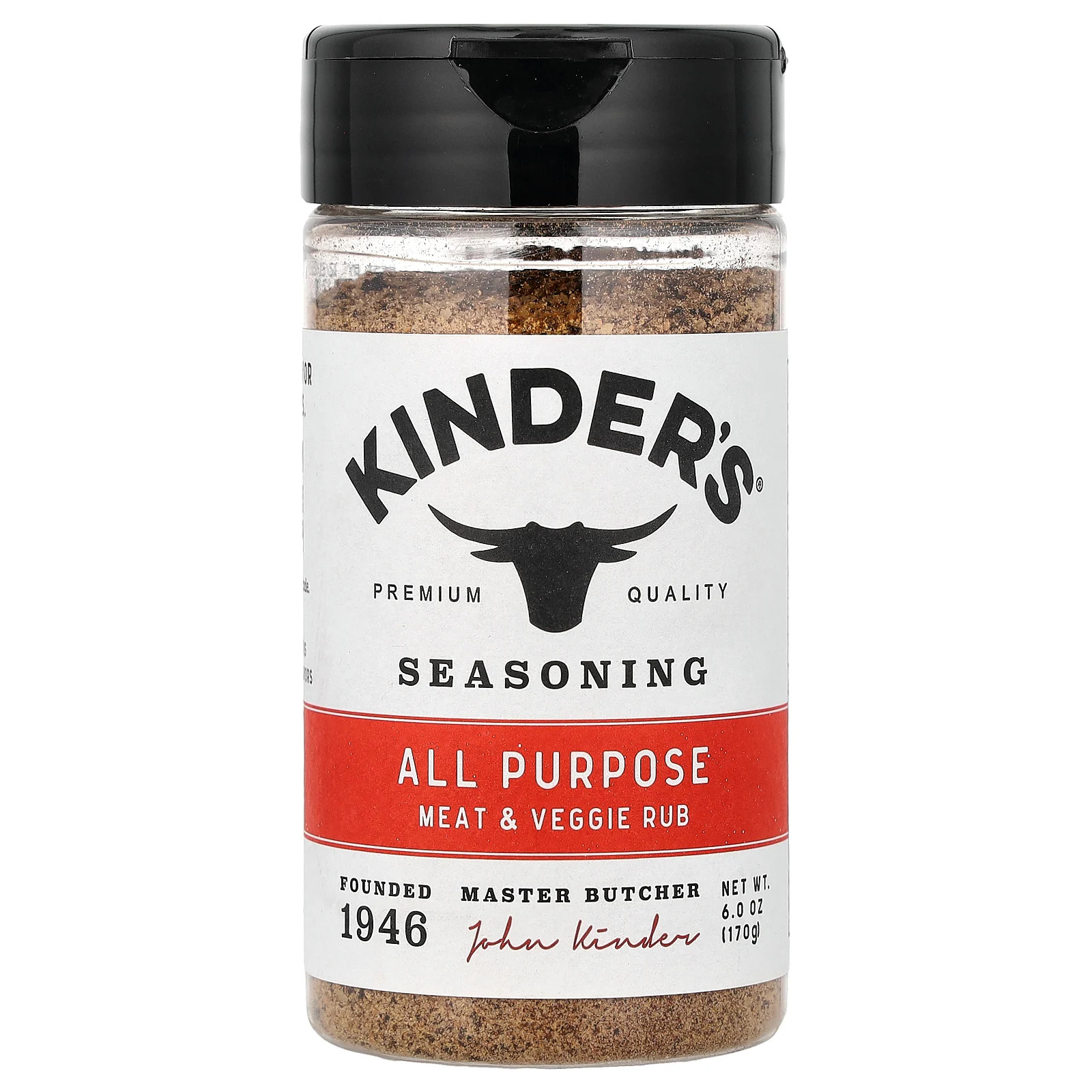 Seasoning, All Purpose, Meat & Veggie Rub, 6 oz (170 g)