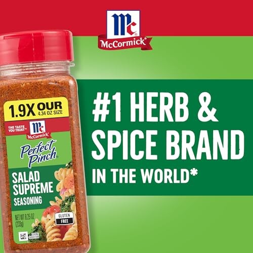 McCormick Perfect Pinch Salad Supreme Seasoning, 8.25 Ounce (Pack of 1)
