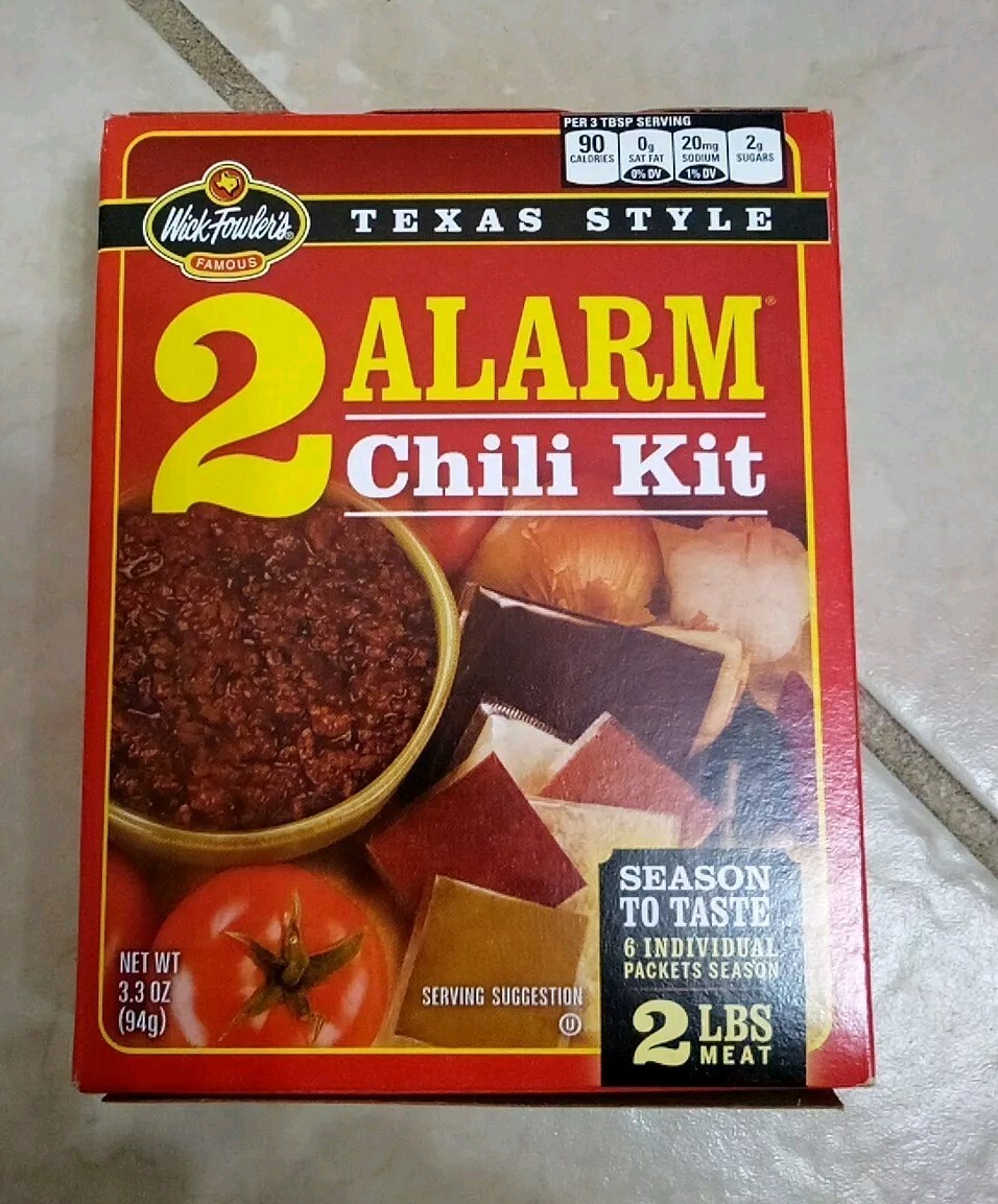Wick Fowler’s Famous Texas Style 2 Alarm Chili Kit (3.3 oz)