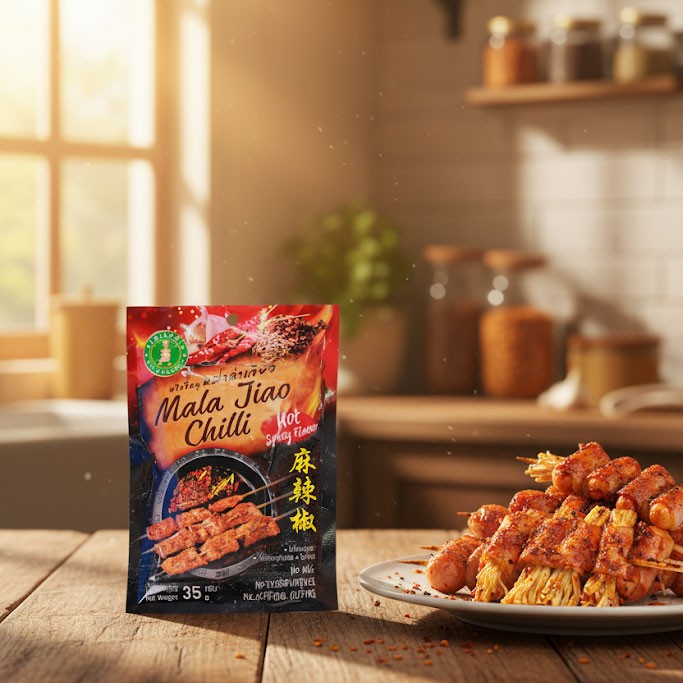 Mala Sichuan Chilli Powder Hot Spicy Flavor Pepper Cooking Grill Stir-fried 35g