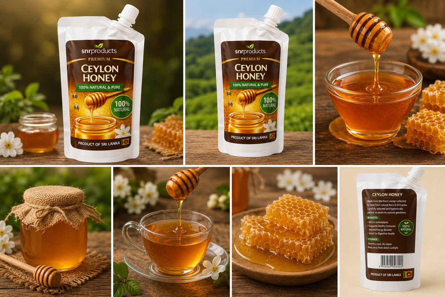 Pure Ceylon Wild Honey | Raw Organic Forest Honey from Dambana Sri Lanka