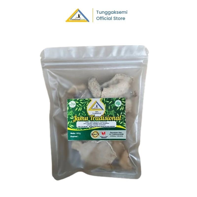 Bangle Rhizome Dried 100g Herbal Spice for Traditional Recipes