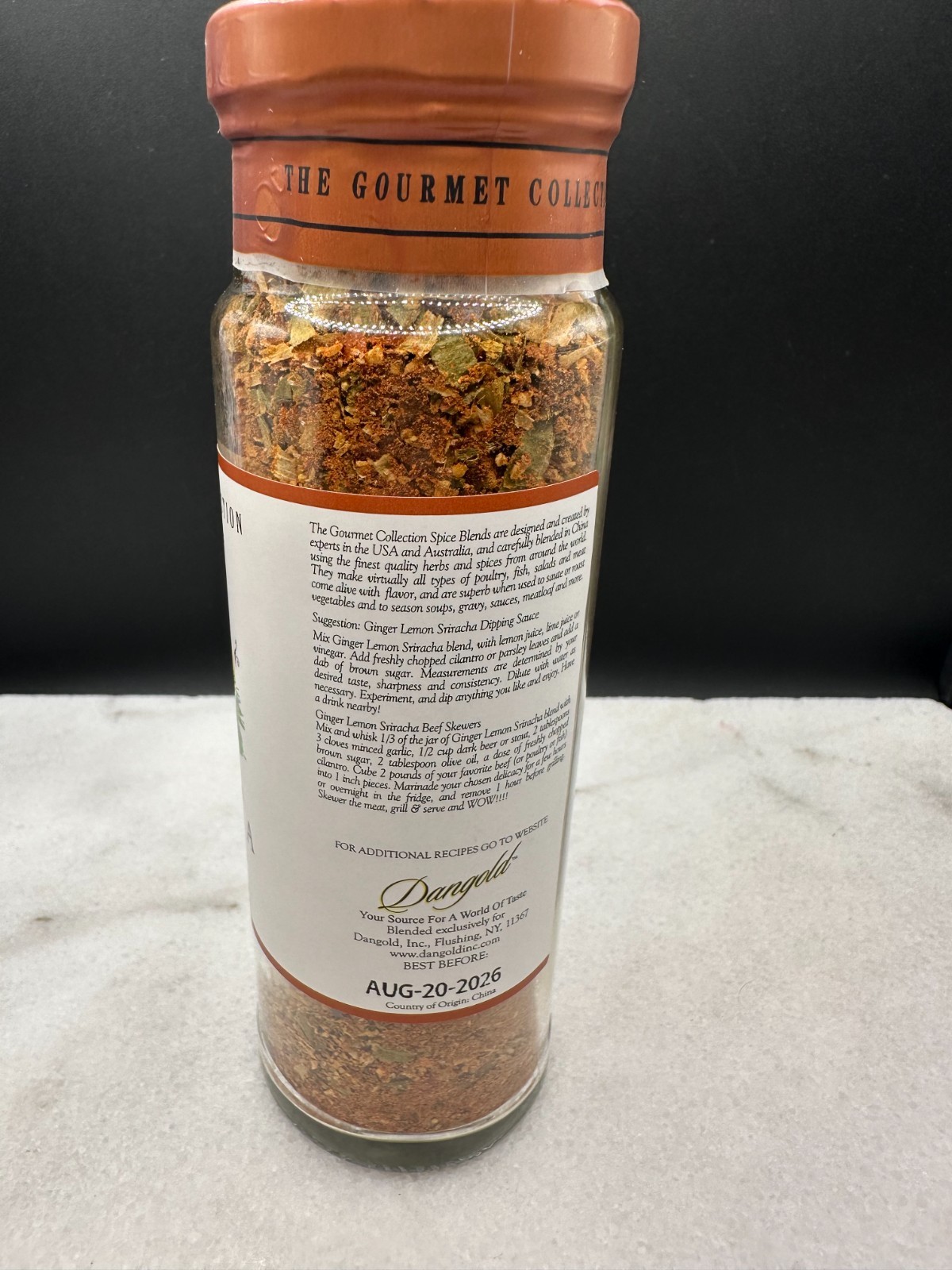 GOURMET COLLECTION GINGER LEMON SRIRACHA BLEND 4.4 oz.